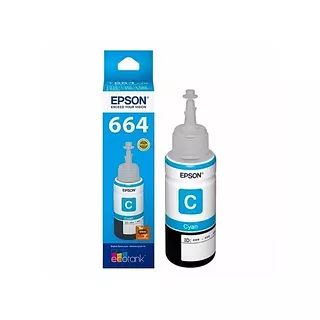 Botella De Tinta Epson 664 Cyan-Asd