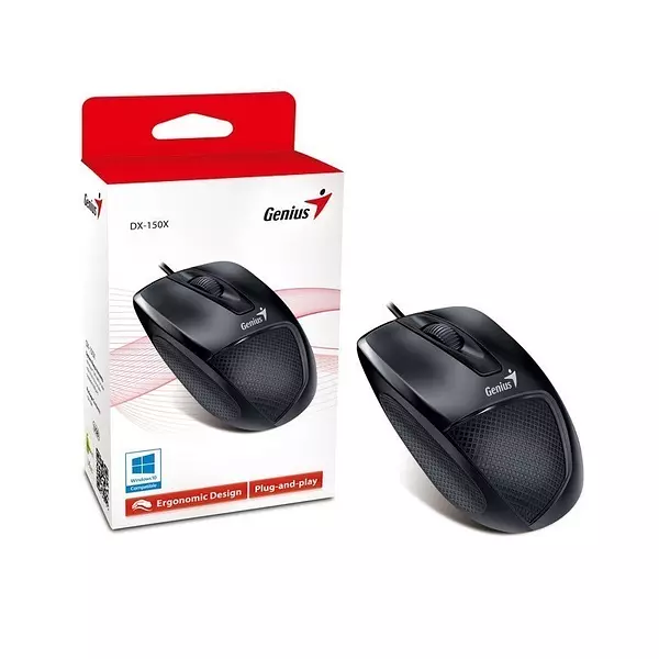 Mouse Genius Dx-150x Usb Alambrico Negro