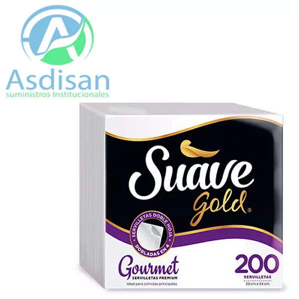 Servilleta Suave Gold Gourmet X 200