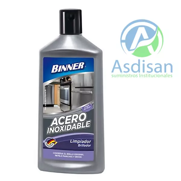 Limpiador Brillador Acero Binner X 240ml