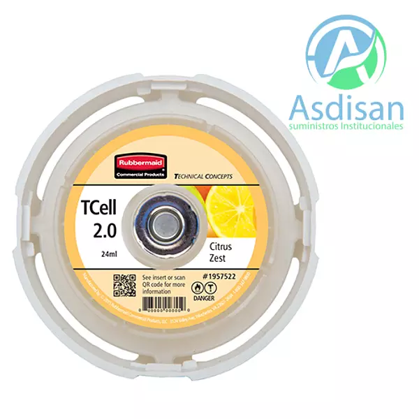 Ambientador De Repuesto Cascara De Cítricos Tcell 2.0 Rubber