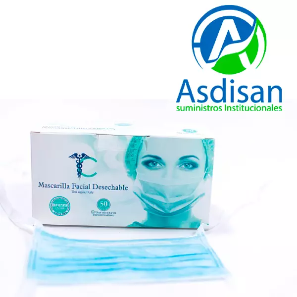Tapaboca Facial Desechable x 50